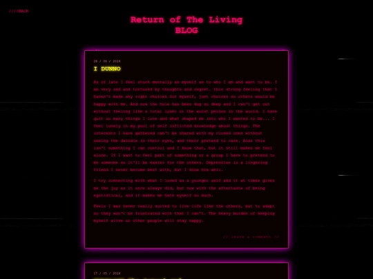 blog screenshot