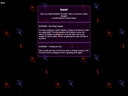 sparks screenshot