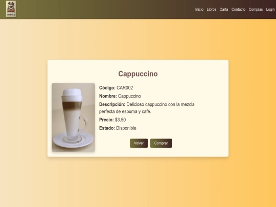 page/carta/cafe_cappuccino screenshot