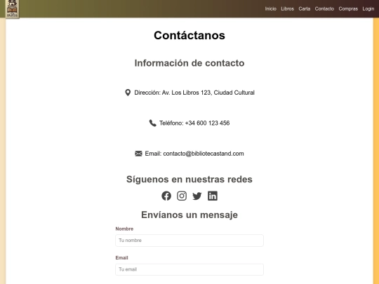 page/contactos/contactos screenshot