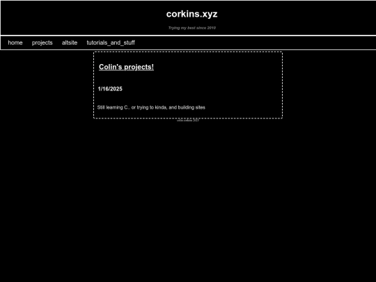 projects screenshot