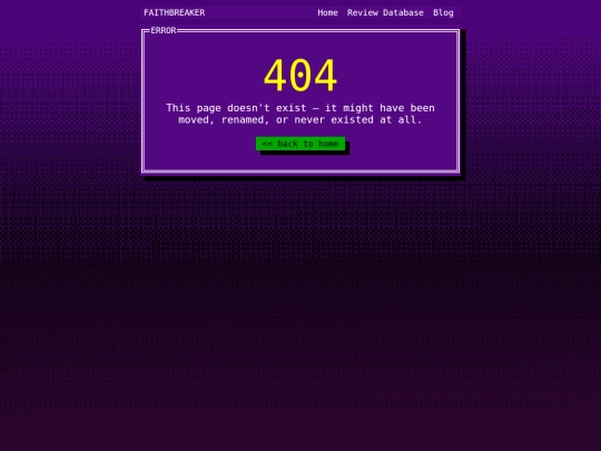 not_found screenshot