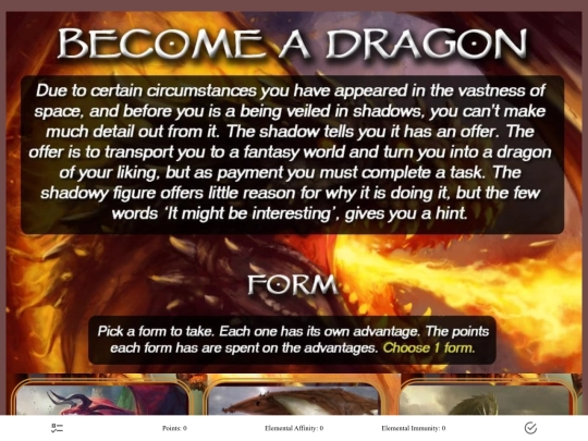BecomeADragon.V2.Cyoa screenshot