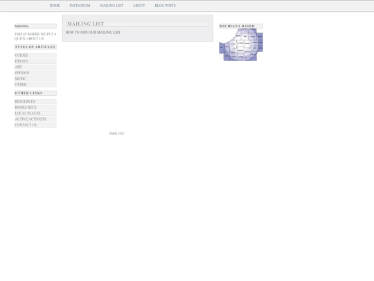 mailing screenshot
