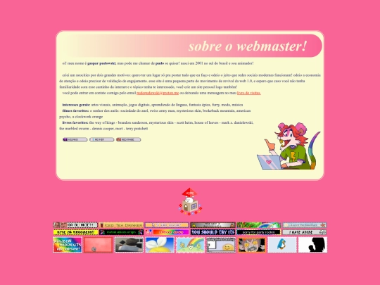 sobre screenshot