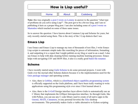 articles/how-is-lisp-useful screenshot