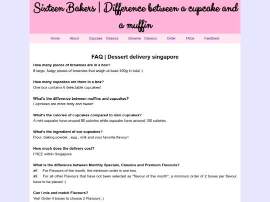 faqs screenshot