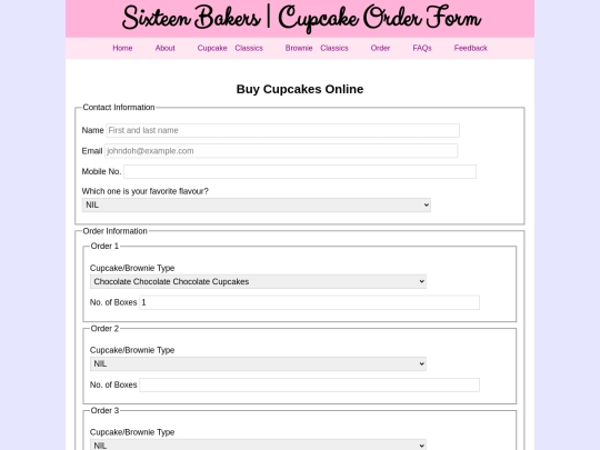 order screenshot