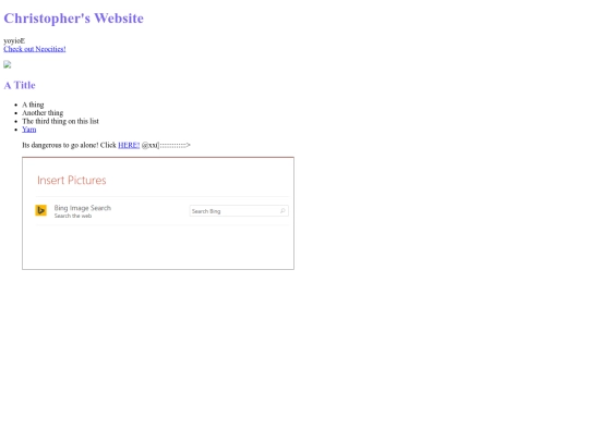 index screenshot