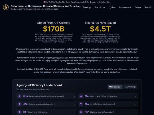 DOGE/savings screenshot