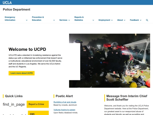 resistUCLAPD/ucpd.ucla.edu screenshot