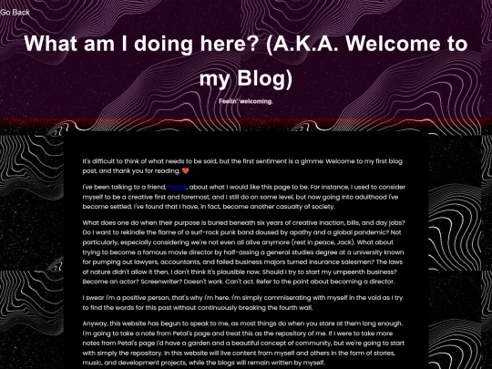 blogs/what-am-i-doing-here screenshot