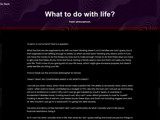 blogs/what-to-do-with-life screenshot