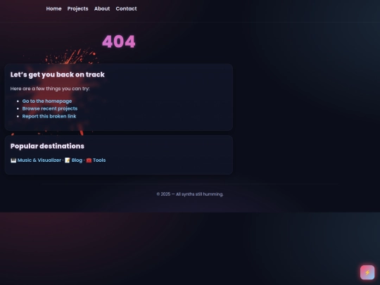 not_found screenshot