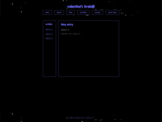 blog screenshot