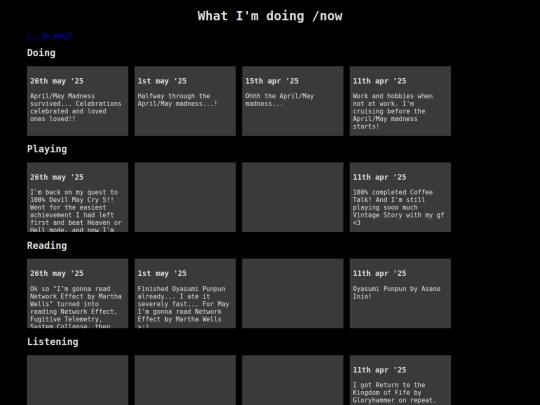 about/now screenshot