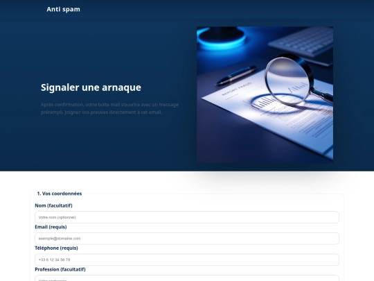 plainte screenshot