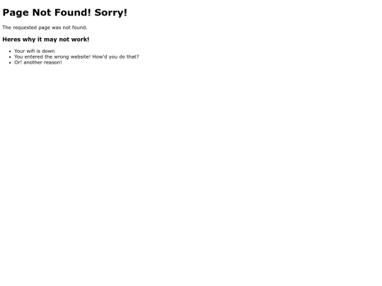 not_found screenshot