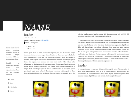 test screenshot