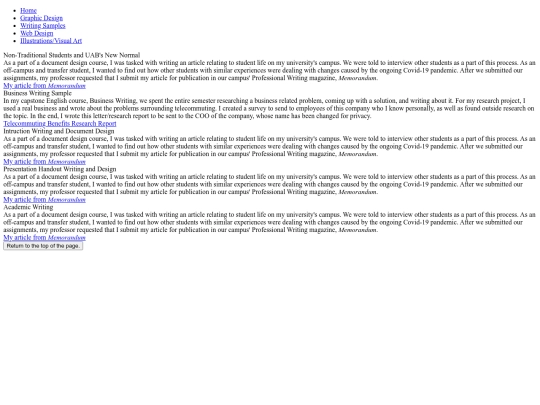 images/writing-samples screenshot