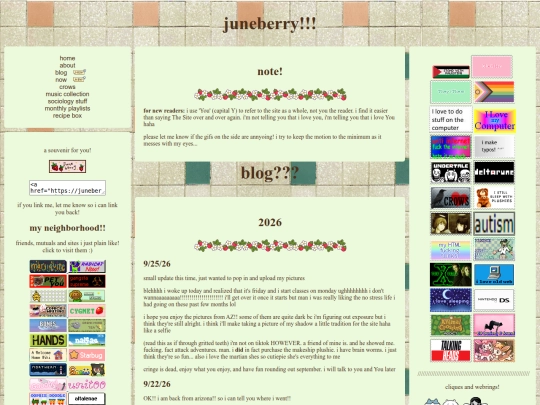 blog screenshot