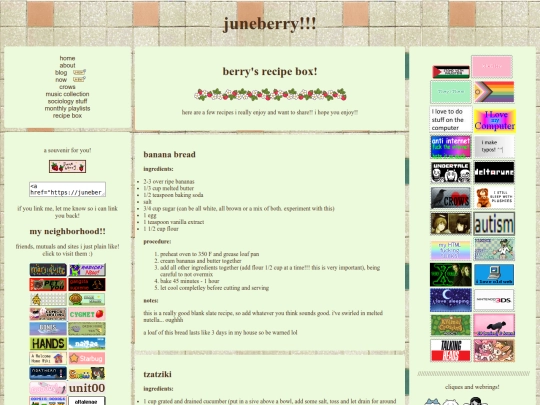 recipes screenshot