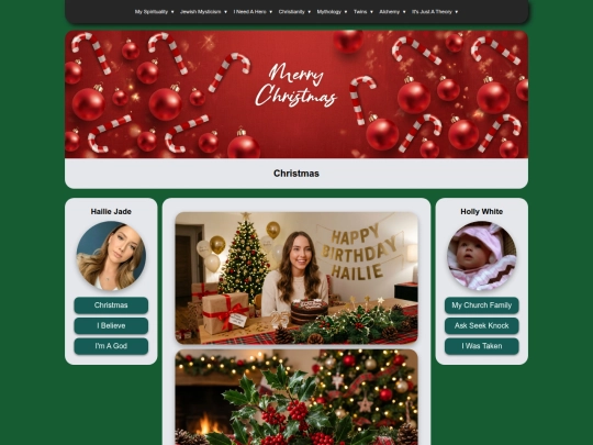 pages/christmas screenshot