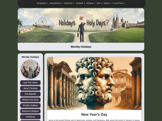 pages/holidays screenshot