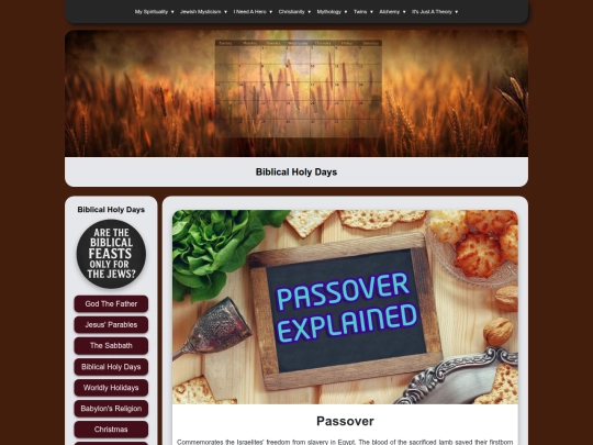 pages/holy-days screenshot