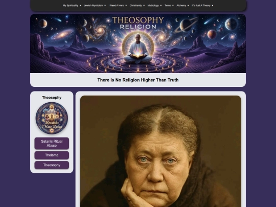 pages/theosophy screenshot