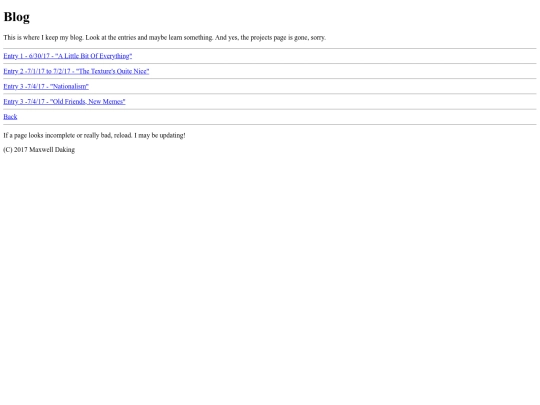 blog screenshot