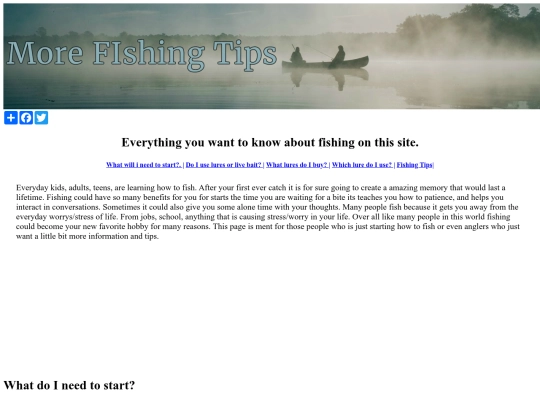 MoreFishingTips screenshot