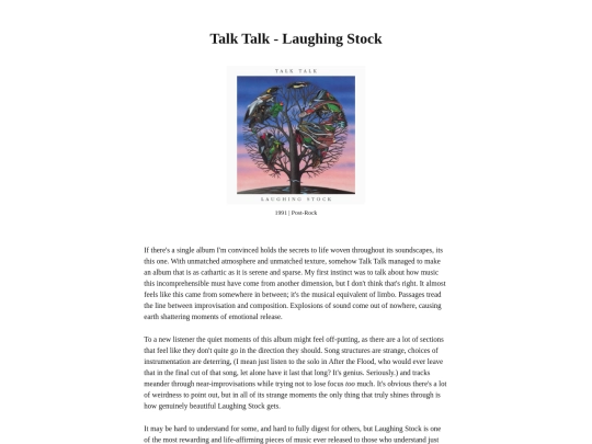 reviews/laughingstock screenshot