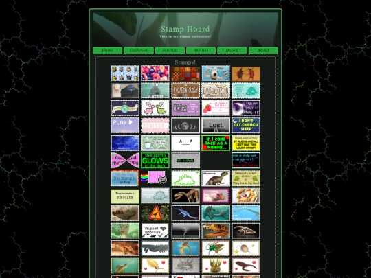 Hoard/stamps screenshot
