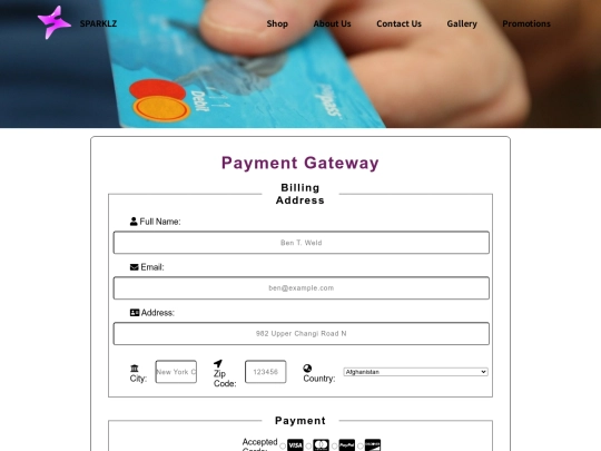 forms screenshot