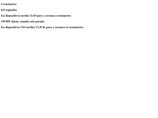 cronometro screenshot