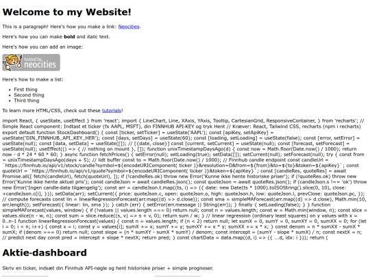 index screenshot