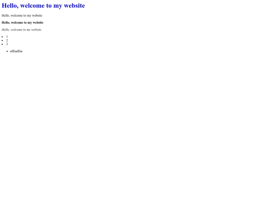 index screenshot