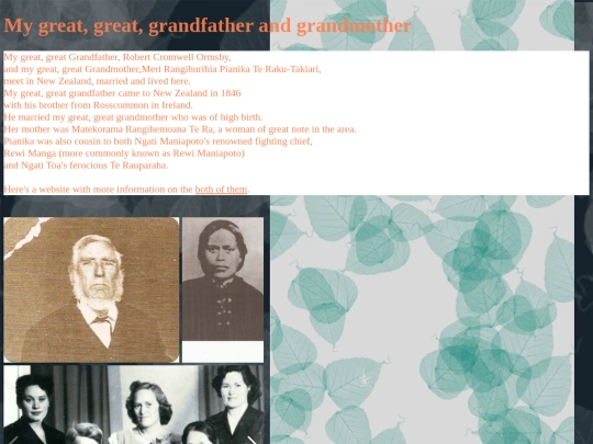 mygreatgreatgrandparents screenshot