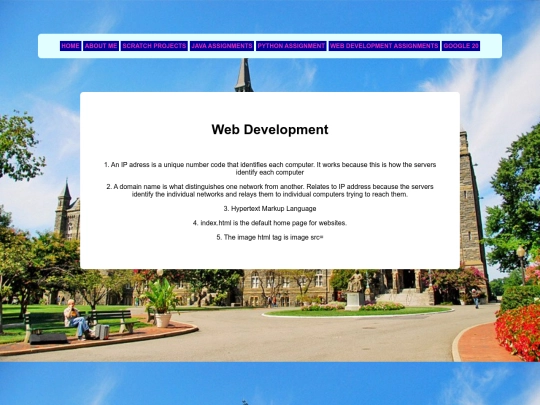 webdevelopment/webDev screenshot