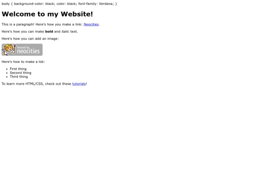 index screenshot
