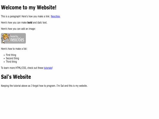 index screenshot