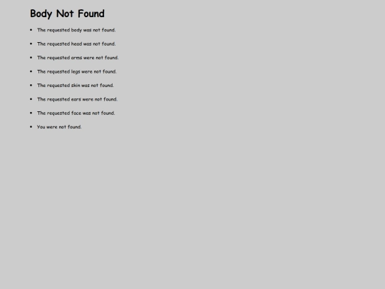not_found screenshot