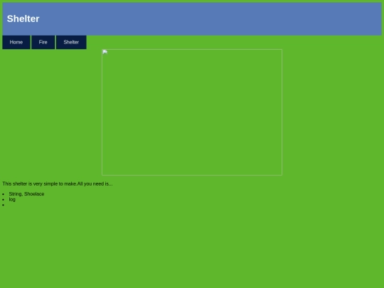 shelter screenshot