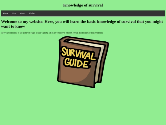 theknowledgeofsurvival2.0 screenshot