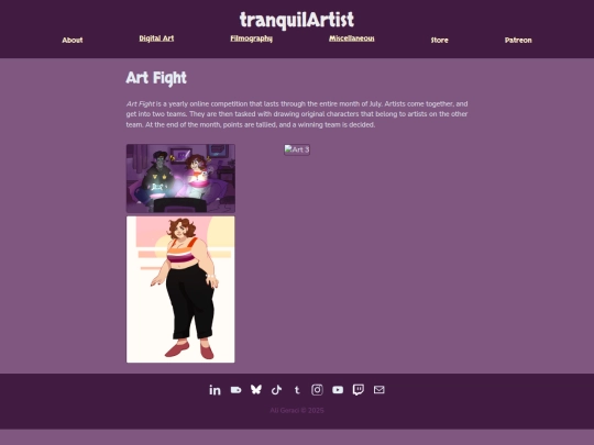 test screenshot