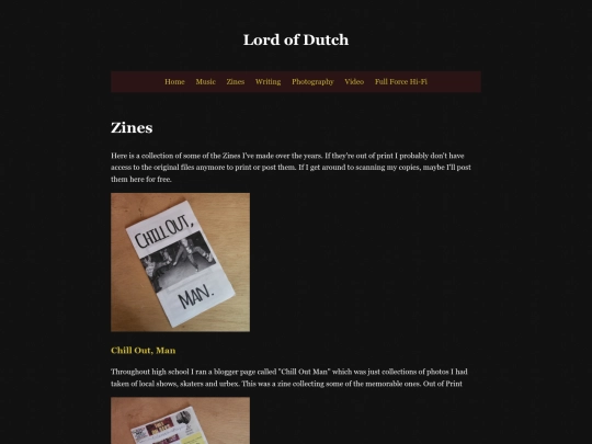 zines screenshot