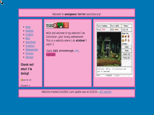 index screenshot