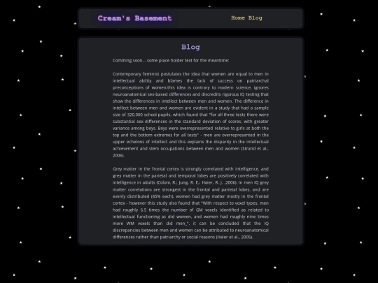 blog screenshot