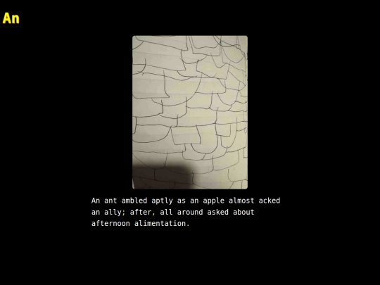 words/an screenshot